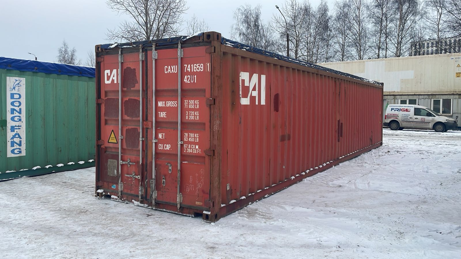 Контейнер 40 футов высокий (40ft, HC)